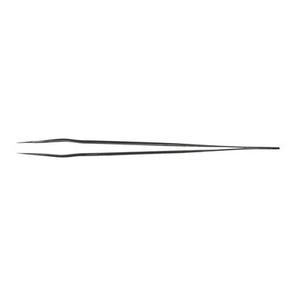 Standard Straight with band Eyelash Extension Tweezers NanoFiber Lovely, Grace Elegante Black series