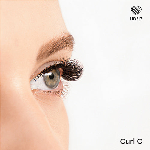 Eyelash extensions "Silicone" Lovely New - 16 lines - MIX Length (8-15mm)