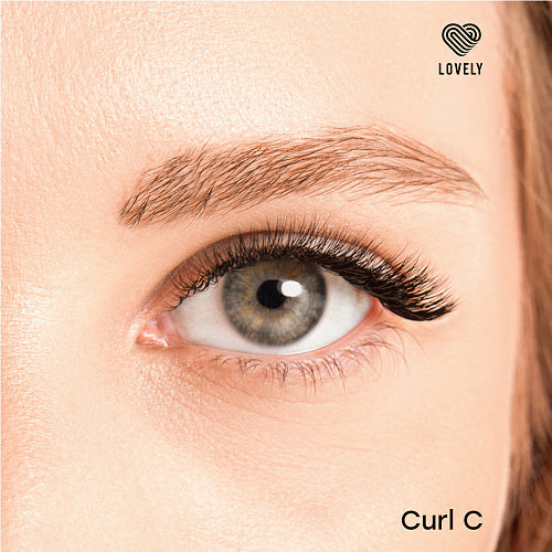 Eyelash extensions "Silicone" Lovely New - 16 lines - MIX Length (8-15mm)